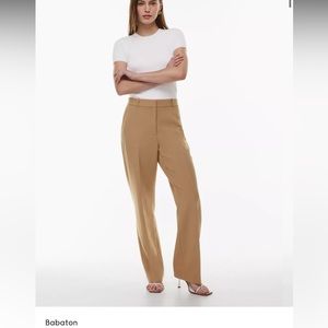 Aritzia Babaton Agency Pants size 2. Dusty mauve pink